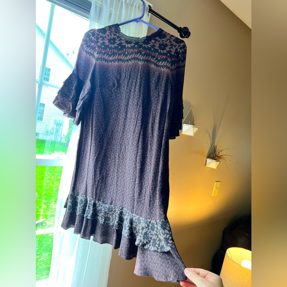 All Saints mini dress 100% silk